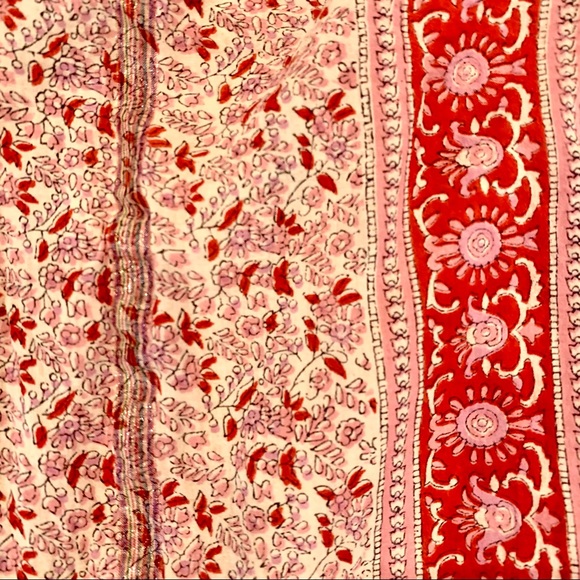 Pretty 3/4-sleeve cotton boho blouse - Picture 3 of 3